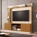 Ver imagem 3 de Home Atlanta Para TV Até 65 Polegadas Cinamomo Com Off White Ripado Bechara