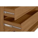 Ver imagem 7 de Mesa de Cabeceira Modulada Armário de 71180k Irlanda C/ 1 Porta e 3 Gavetas Amendola/branco - Demó