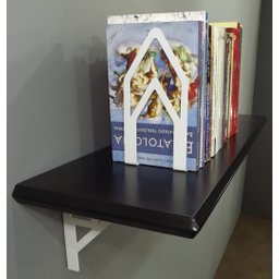 Aparador de Livros, CD e DVD Modelo Clips Grande Branco ALL STYLE - 4