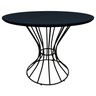 Mesa de Jantar Fendi Ø120 Preto - 3