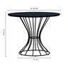 Mesa de Jantar Fendi Ø120 Preto - 2