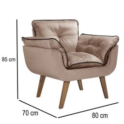 Kit 2 Poltronas Opalla com Debrum e Base Palito - 4