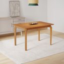 Ver imagem 5 de Conjunto Sala de Jantar Mesa Candian com 4 Cadeiras Bless Marrom/Preto