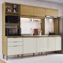 Ver imagem 1 de Armário para Cozinha Compacta 8 Portas e 2 Gavetas Safira