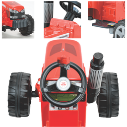 Tratorzinho Eletrico Biemme Massey Ferguson com Caçamba 6v - 3