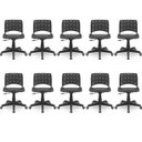 Ver imagem 1 de Kit 10 Cadeiras para Escritório Ergonômica Secretária Giratória Ergoplax Mais Nr17