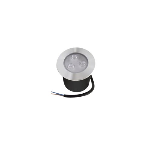 Spot Balizador de Embutir Piso Solo Ip67 Led 3w 3000k Bivolt
