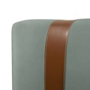 Ver imagem 3 de Cabeceira Zeus 160cm Estofada Veludo Cinza