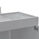 Ver imagem 7 de Conjunto Duas Peças 1 Mesa Escrivainha Penteadeira Com Espelho e 1 Cadeira de Escritório Diretor Tok Branco