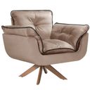 Ver imagem 4 de Kit 2 Poltronas Opalla com Debrum e Base Giratória