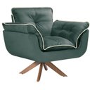 Ver imagem 3 de Kit 2 Poltronas Opalla com Debrum e Base Giratória