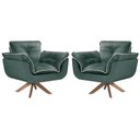 Ver imagem 1 de Kit 2 Poltronas Opalla com Debrum e Base Giratória