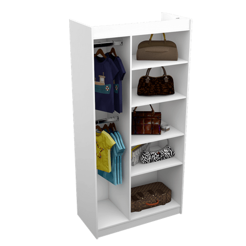 MODULO CLOSET OU LOJA M86.2021.B (COMÉRCIO, CABIDEIRO) MUNDI MOVEIS