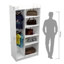 Ver imagem 3 de MODULO CLOSET OU LOJA M86.2021.B (COMÉRCIO, CABIDEIRO) MUNDI MOVEIS