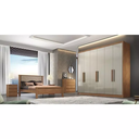 Ver imagem 2 de Guarda Roupa Casal Rizon 100% MDF 6 Portas 6 Gavetas Novo Horizonte Cumaru/Fendi