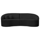 Ver imagem 1 de Sofá Orgânico Palermo 4 Lugares 210cm Bouclê - Sofa Store:bouclê Preto