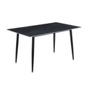Ver imagem 2 de Mesa de Jantar Regular V4001 140cm x 80cm x 75cm Preto