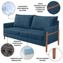 Ver imagem 6 de Conjunto de Sala de Estar Orion com 1 Sofá 2 Lugares Living e 2 Poltronas