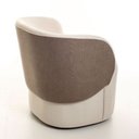 Ver imagem 7 de Poltrona 2035 – Estofada com Base Giratória e Design Elegante - Facinatta Offwhite