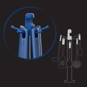 Ver imagem 4 de Suporte para Utensílios de Silicone Ichef Polishop Blue - Azul