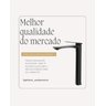 Torneira Misturador para Banheiro 100% Metal Premium Alta Atenas Preto - 7