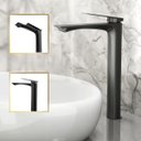 Ver imagem 1 de Torneira Misturador para Banheiro 100% Metal Premium Alta Atenas Preto