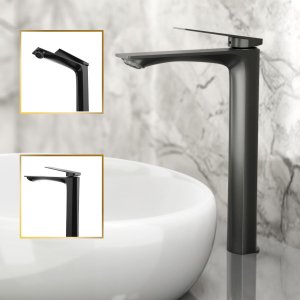 Torneira Misturador para Banheiro 100% Metal Premium Alta Atenas Preto