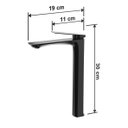 Ver imagem 6 de Torneira Misturador para Banheiro 100% Metal Premium Alta Atenas Preto