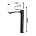 Ver imagem 6 de Torneira Misturador para Banheiro 100% Metal Premium Alta Atenas Preto
