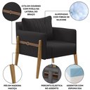 Ver imagem 7 de Conjunto de Sala de Estar Orion com 1 Sofá 2 Lugares Living e 2 Poltronas