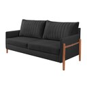 Ver imagem 3 de Conjunto Sala de Estar Orion com 1 Sofá 2 Lugares Living e 2 Poltronas