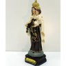 Estatueta Imagem Nossa Senhora do Carmo Enfeite Resina 16cm - 4
