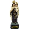 Estatueta Imagem Nossa Senhora do Carmo Enfeite Resina 16cm - 1