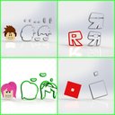 Ver imagem 1 de Cortador Kit Roblox - 4 Modelos Modulares 6 Cm