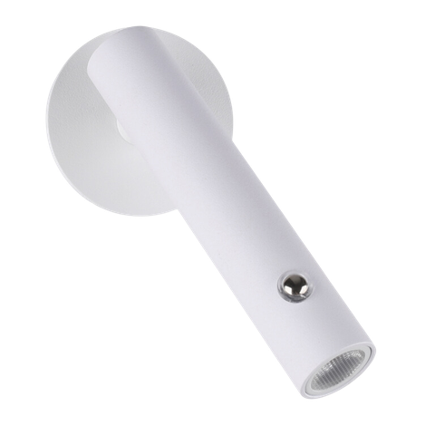 Arandela Leitura Branca 13cm Ip20 Led 3000k 2w Bivolt