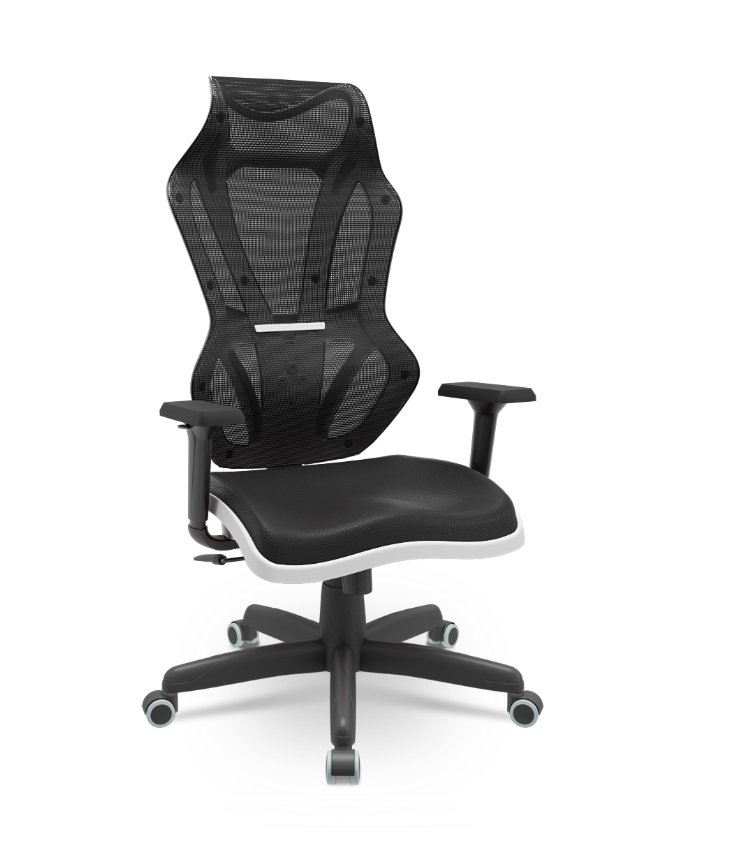 Cadeira Plaxmetal Gamer Vizon Dz Encosto Tela Mecanismo Relax System Detalhes Branco