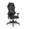 Cadeira Plaxmetal Gamer Vizon Dz Encosto Tela Mecanismo Relax System Detalhes Branco - 1