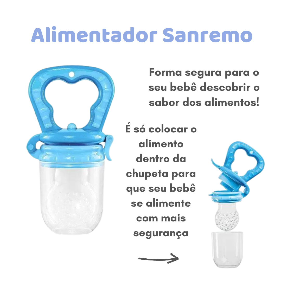 Kit Mamãe Bebe Garrafa Termica + Alimentador + Copo + Peneira + Porta Sabonete - 3