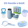 Kit Mamãe Bebe Garrafa Termica + Alimentador + Copo + Peneira + Porta Sabonete - 1