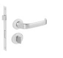 Ver imagem 4 de Fechadura Imab Duna Banheiro - Cromo Acetinado