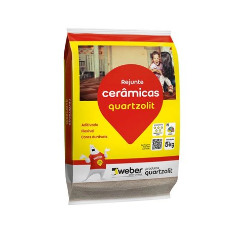 Rejunte Cerâmica Quartzolit Corda 5kg Cerâmica 5kg Corda