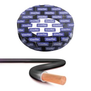 Cabo Flexível 2,5mm 750v Preto Rolo com 100mt