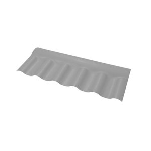 Cumeeira Central Artic Plan Pvc 35x0,16 Cm