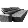 Sofá Retrátil e Reclinável 3,55m Cama inBox Big Star com SoftGel D40 Velupluma Cinza - 4