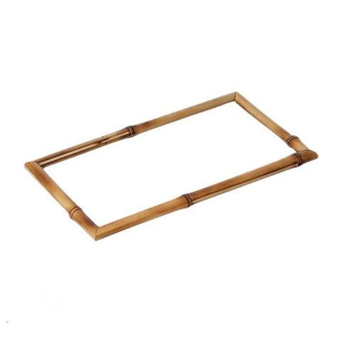 Prancha de Vidro e Bambu Retangular P