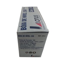 Boia Elétrica Automática de Nível Caixa D'agua 15a Bivolt Lotus - 3
