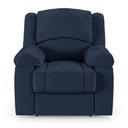 Ver imagem 2 de Poltrona do Papai Reclinável Sala de Cinema Madrid Elétrica Touch Massagem USB PU Azul G23 Gran Belo