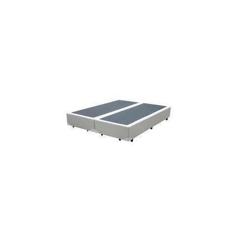 Cama Base Box Casal Bipartido Branco 138x188 Sintético