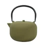Chaleira de Ferro Canelado Verde Oliva Fosco 1 Litro - 1