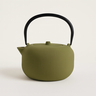 Chaleira de Ferro Canelado Verde Oliva Fosco 1 Litro - 2